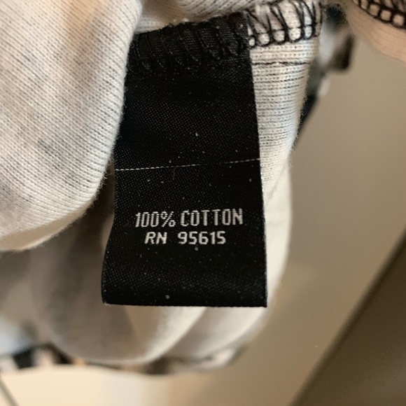 Rafaella Black and white print top. 3X - Picture 5 of 8